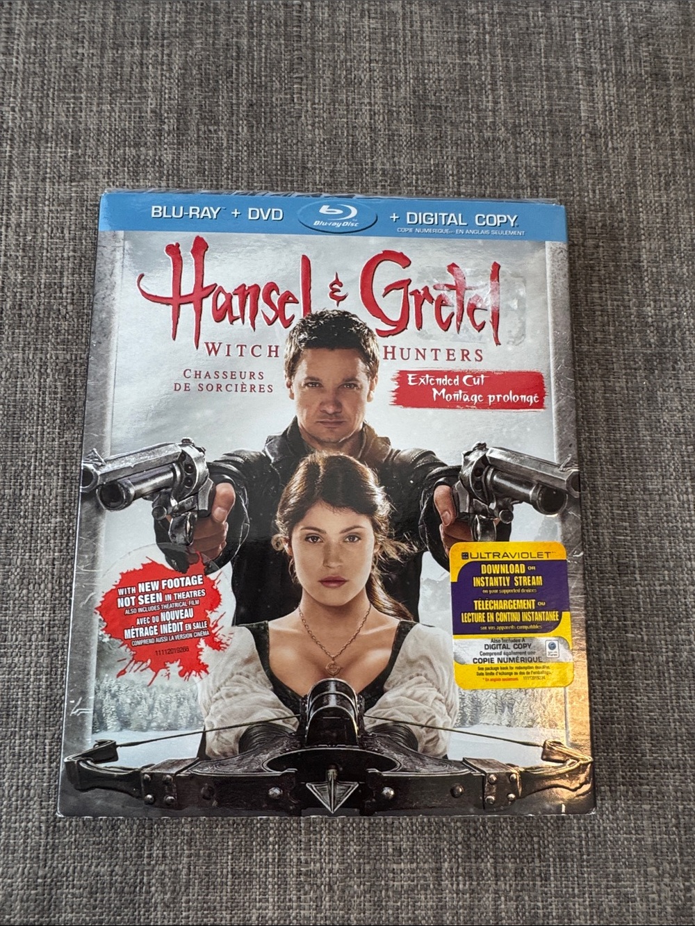 Hansel and Gretel Witch Hunters Blu Ray and DVD new sealed